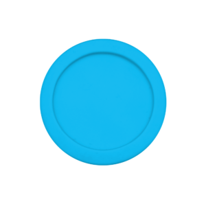Multi-purpose Tapered Hay/Feed Bin lid - baby blue
