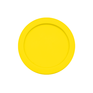 Multi-purpose Tapered Hay/Feed Bin lid - yellow